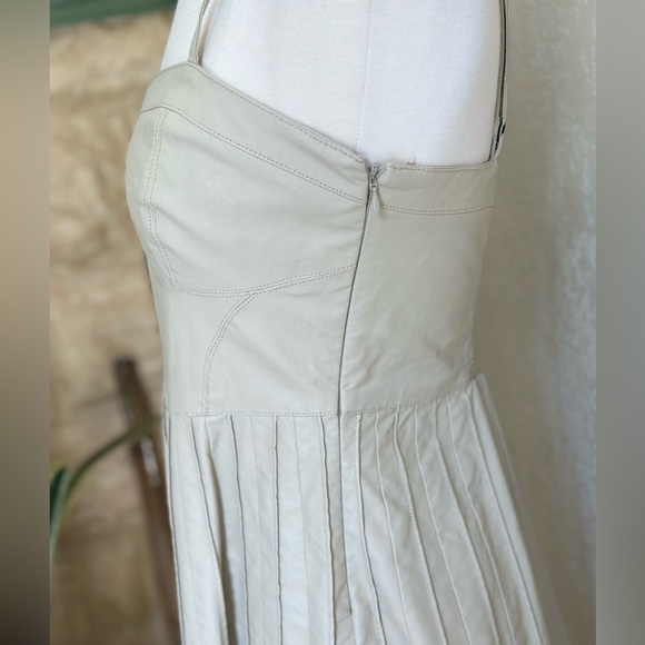 Epique Moi Vegan Leather Corset Style Spaghetti Strap Mini Dress Sz Sm - Picture 3 of 6